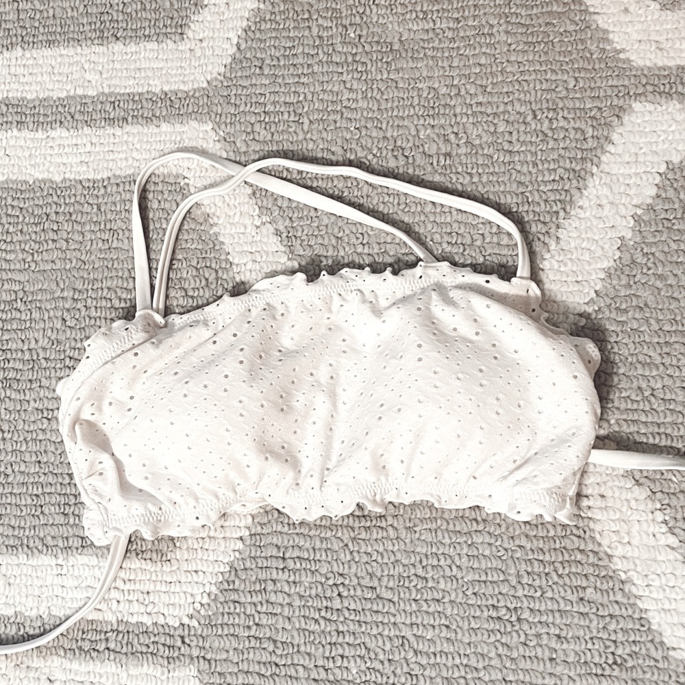 ✨3/$15✨white bikini top